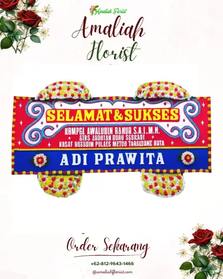 Papan Bunga Ucapan Selamat Kurungkambing